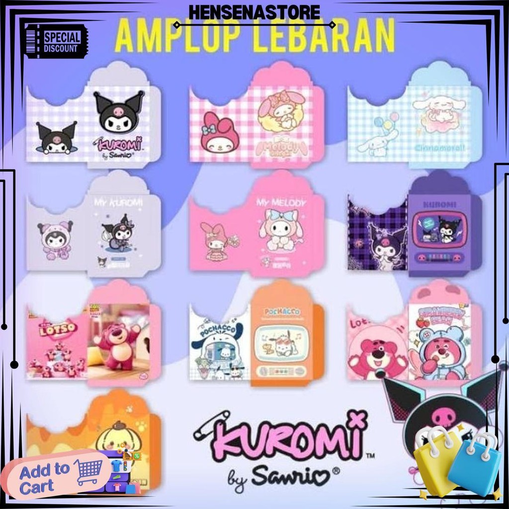 

(500 Lembar) Belum Di Lem, Amplop Lebaran Medium Free Plastik D Terlaris