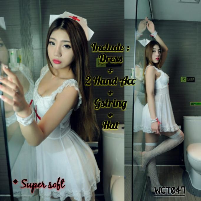 

Lingerie Seksi Kostum Suster Super Soft (Wct047) By Amor Collection Original