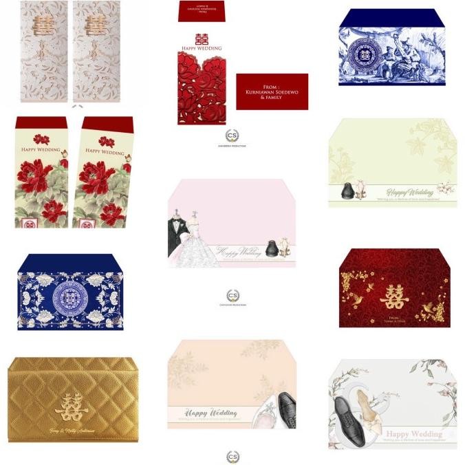 

Amplop Wedding/Angpao Custom/Angpao Pernikahan/Suangsi/Red Envelope Original