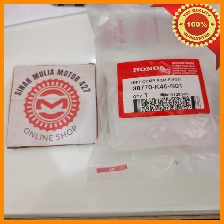 [SMM] UNIT COMP PGM FI ECU CDI BEAT FI VARIO110 2014 LED ORI AHM 38770K46N01