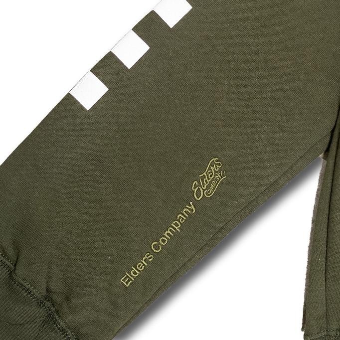 Grosir Crewneck Elders Co Classic - Olive Drab