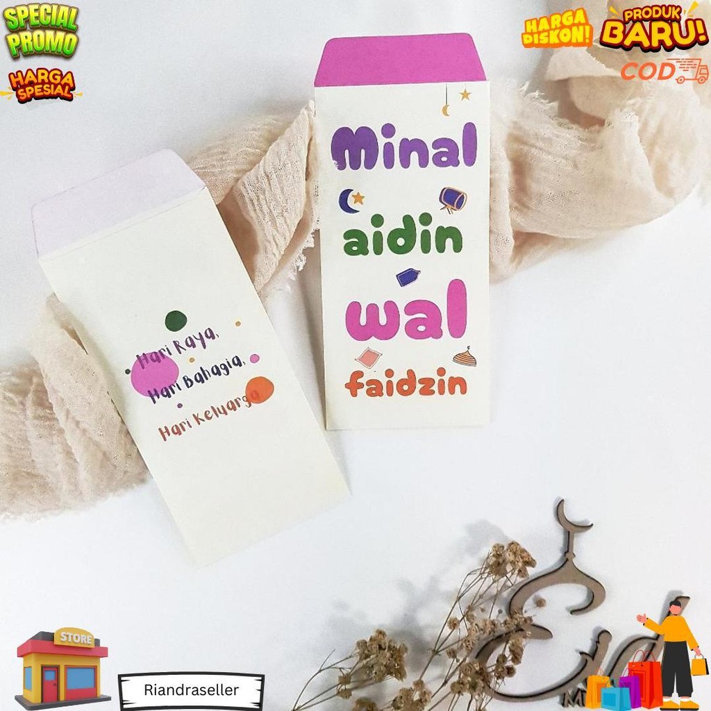 

[ Isi 10, 20,30,50 ] Amplop Lebaran 2025 / Amplop Lebaran Aesthetic / Amplop Angpao Lebaran Murah / Amplop Idul Fitri D Promo Puncak