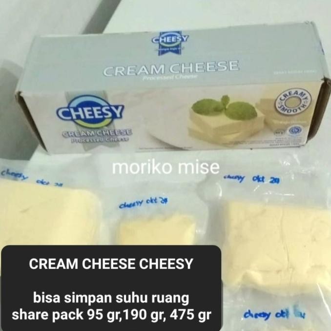 

SIAP KIRIM [ SHARE 100/200/500 GR ] CREAM CHEESE CHEESY KRIM KEJU CHEESE SPREAD