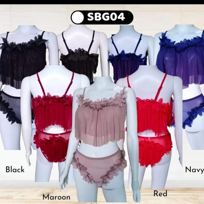 

Lingerie Set Bra Dan Gstring Sexy Up Jumbo Original