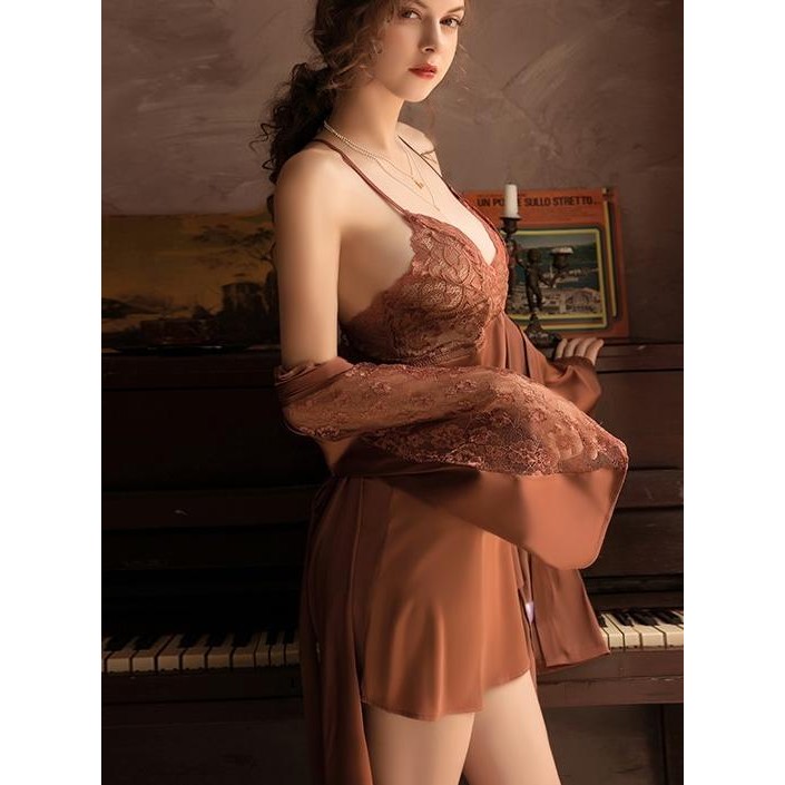 

Set Piyama Kimono Baju Tidur Sleepwear Wanita Lingerie Sexy Original