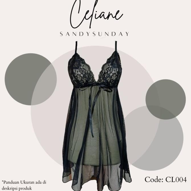 

Celiane Lingerie Mesh Transparent Premium Babydoll Nightgown Original