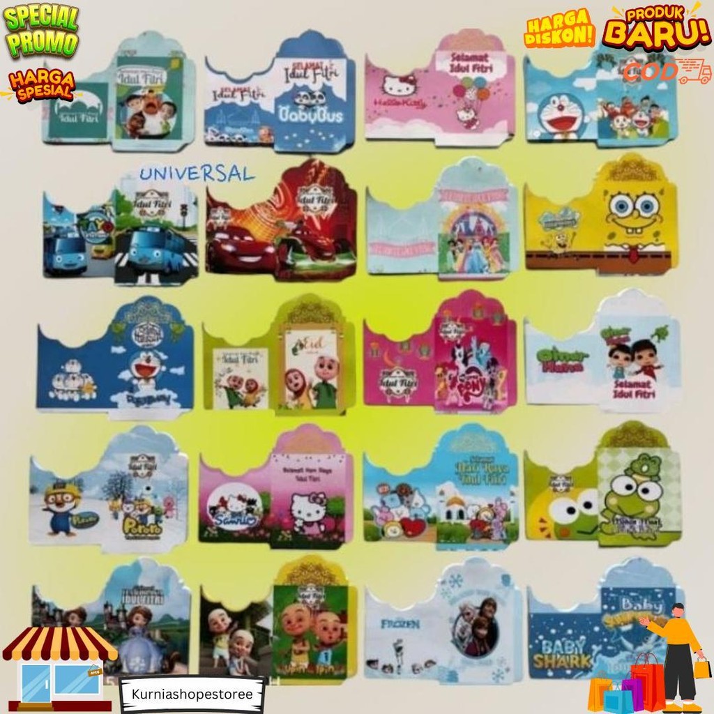 

Amplop Lebaran Medium (7X12 Atau Uang Lipat 1X) 1000Lembar D Ramadhan Sale
