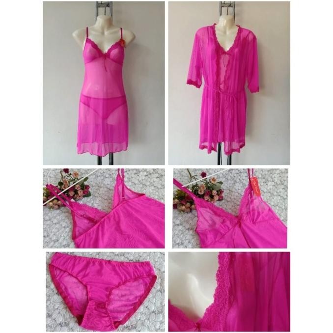 

Lingerie Kimono Transparant (Bt.8035R.Fo) Original