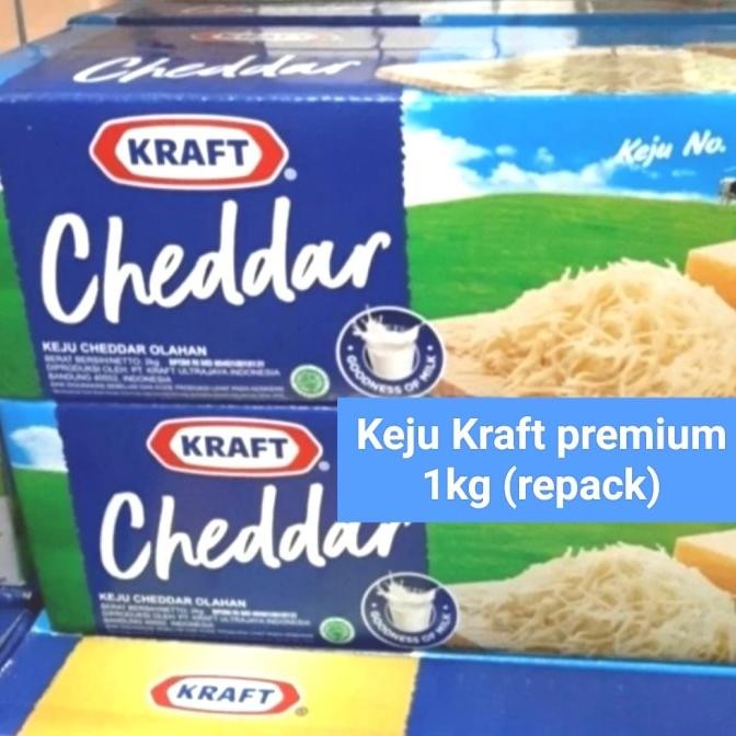 

SIAP KIRIM KEJU CHEDDAR KRAFT PREMIUM 1KG