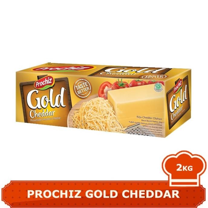 

SIAP KIRIM KEJU PROCHIZ GOLD CHEDDAR 2KG