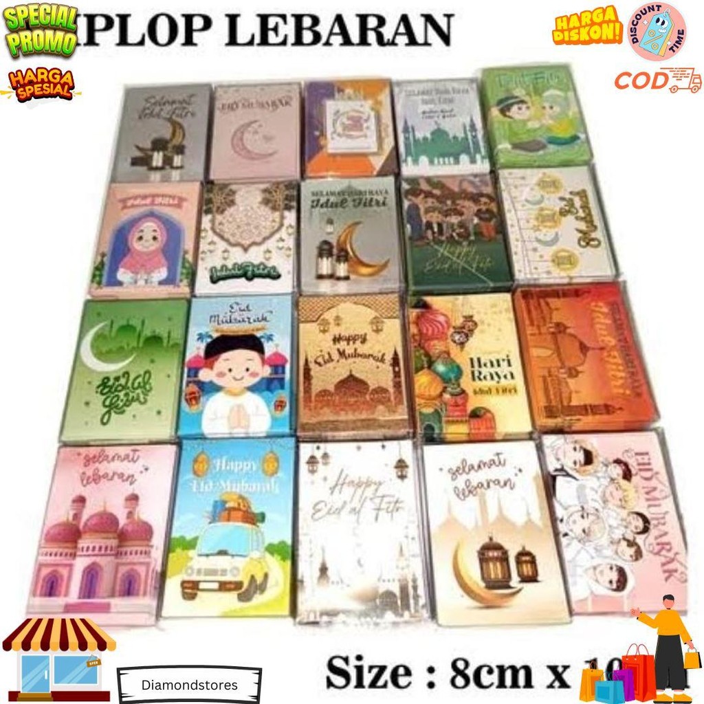 

(Mika 50 Pc) Amplop Lebaran 2024 Isi 50 Pc Angpau Uang Karakter Estetik D Gratis Ongkir