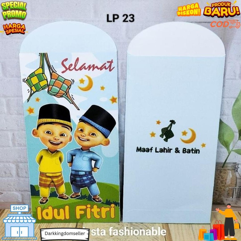 

Amplop Angpao Idul Fitri/Lebaran Panjang Isi 100 Lbr D Promo Puncak