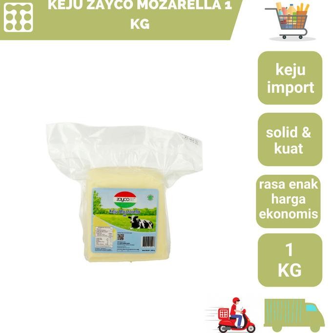 

SIAP KIRIM MOZZARELLA KEJU MULUR TOPPING PIZZA ZAYCO 1KG (GOJEK&GRAB)