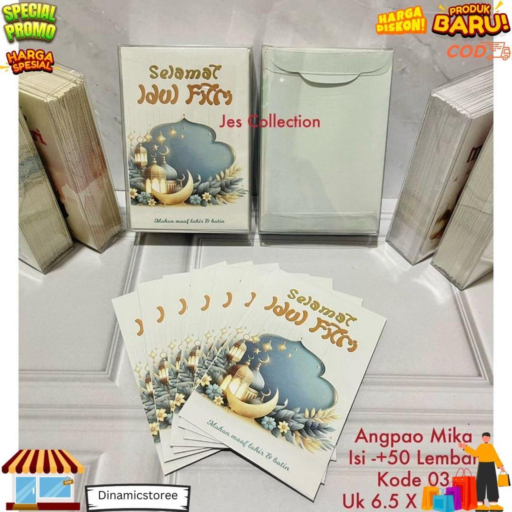 

Amplop Lebaran Idul Fitri (Isi 50Pcs) Amplop Karakter Angpao Lucu D Promo 3.3