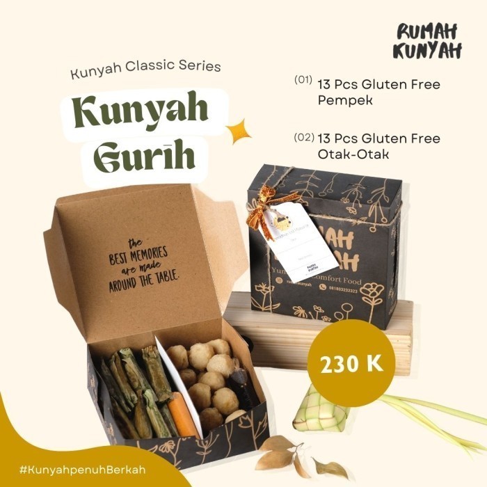 

PARSEL RAMADAN GLUTEN FREE PEMPEK & OTAK2 PALEMBANG IKAN TENGGIRI