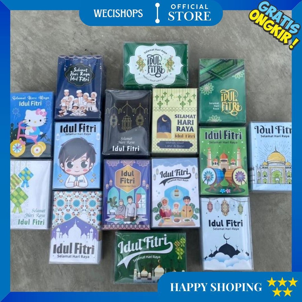 

Angpau Amplop Isi 50Pcs Hari Raya Idul Fitri Lebaran Kartun D Cod