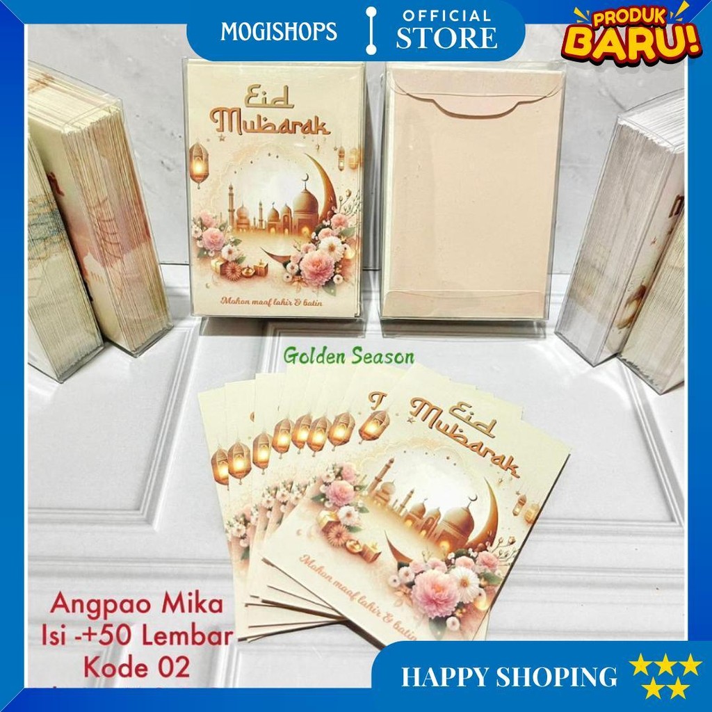 

Amplop Lebaran Isi 50 Lbr Idul Fitri 2025 - Angpao Lucu Mika Isi 50 Lembar D Promo 3.3