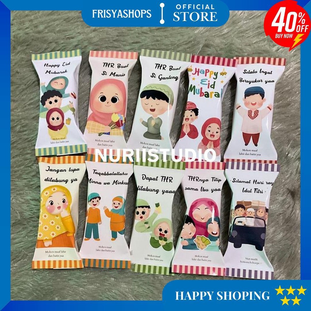 

Amplop Lebaran Permen Unik Terbaru (Isi 10Pcs) / Amplop Lebaran Permen Aesthetik D Promo Puncak
