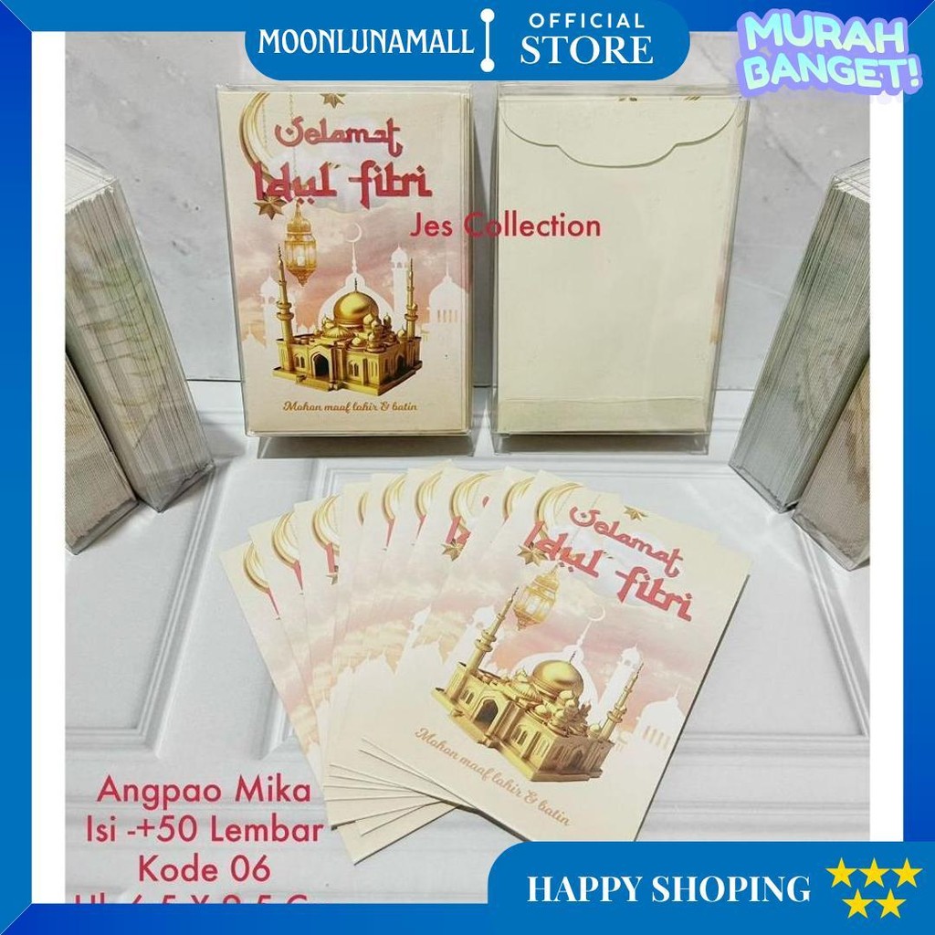 

Amplop Lebaran Idul Fitri (Isi 50Pcs) Amplop Karakter Angpao Lucu D Gratis Ongkir