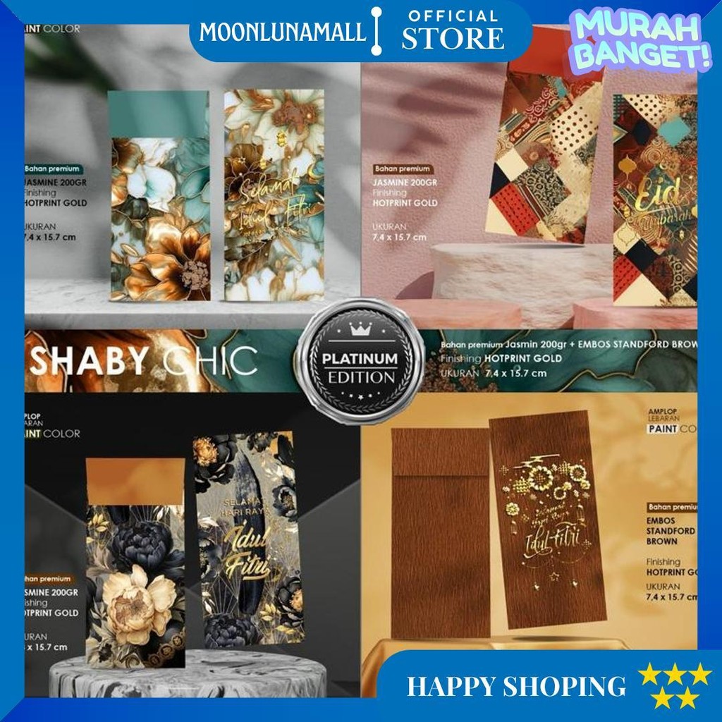 

Amplop Lebaran Exclusive | Isi 40Pcs | Platinum Edition | Lilited Edition | Amplop Lebaran Mewah D Promo 3.3