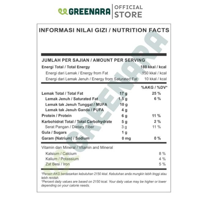 

Promo Greenara Roasted Almond 500Gr / Kacang Almond Panggang