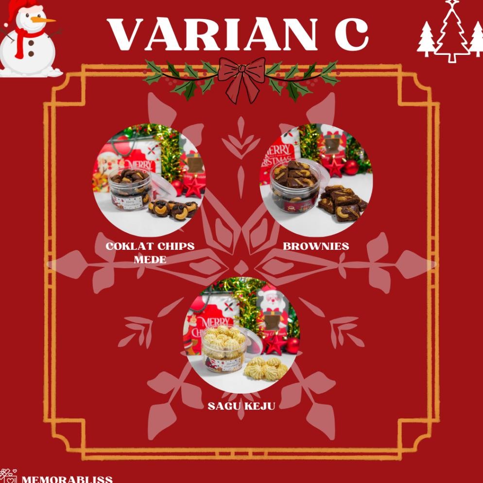 

Ready Stock Hampers Natal Premium Jingle [Isi 2 Toples] Free Hangtag, Card / Christmas Hampers / Hampers Snack / Kue Kering Hamper Next Day