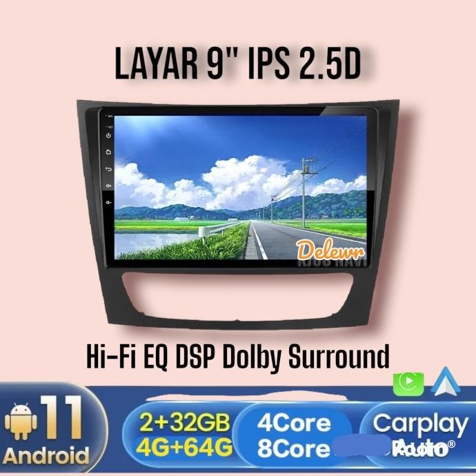 Promo Headunit Android Utk Benz E-Class W211 E200 E350