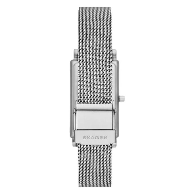 Promo Jam Tangan Wanita Skagen Hagen Skw3096 Ladies Rectangular White Dial