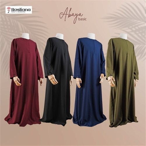 abaya basic abaya polos gamis abaya hitam abaya adem gamis abaya 2XL