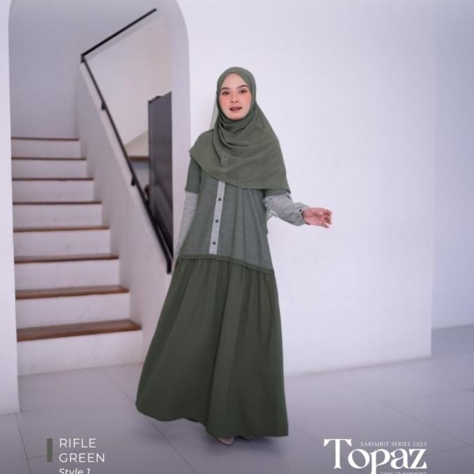 Terbaik Sarimbit Yasmeera Topaz Rifle Green 2025 Terbaik