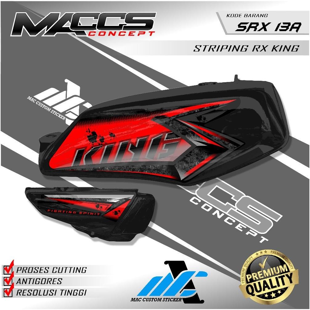 TERMURAH STRIPING RX KING 2008 - STIKER STRIPING VARIASI YAMAHA RX KING 2008 - SRX 13 IK69