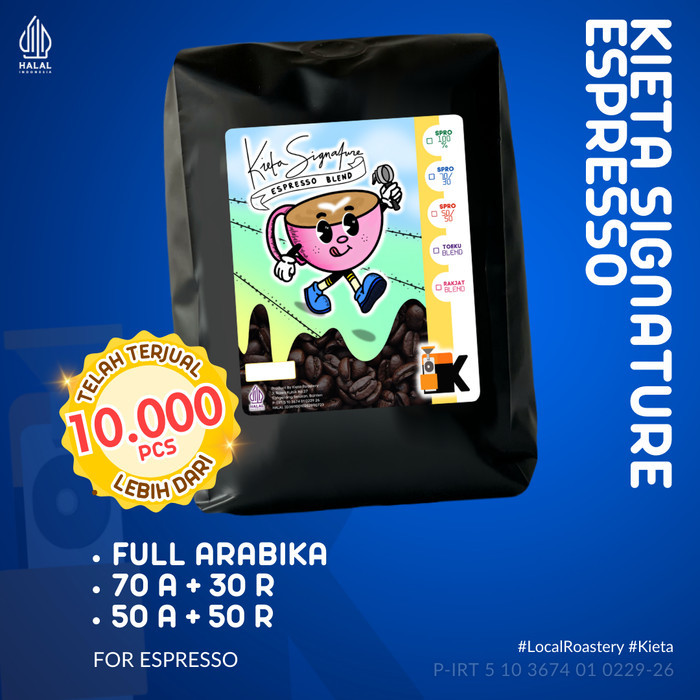

Biji Kopi Kieta Signature Espresso Blend 1 Kg