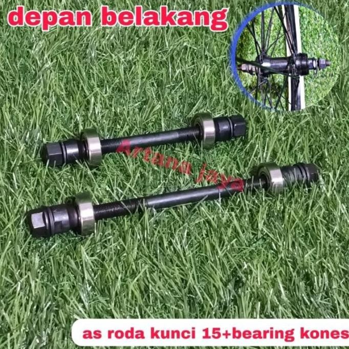 Terjangkau As Roda Sepeda Bering + Kones Cocok Untuk Semua Sepeda Bmx Mtb Federal