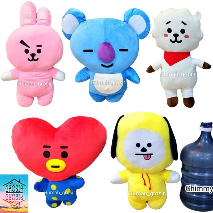 PROMO (Rumah Grosir) Boneka BT21 BTS Cooky Chimmy Tata Rj Koya JUMBO dolls toys