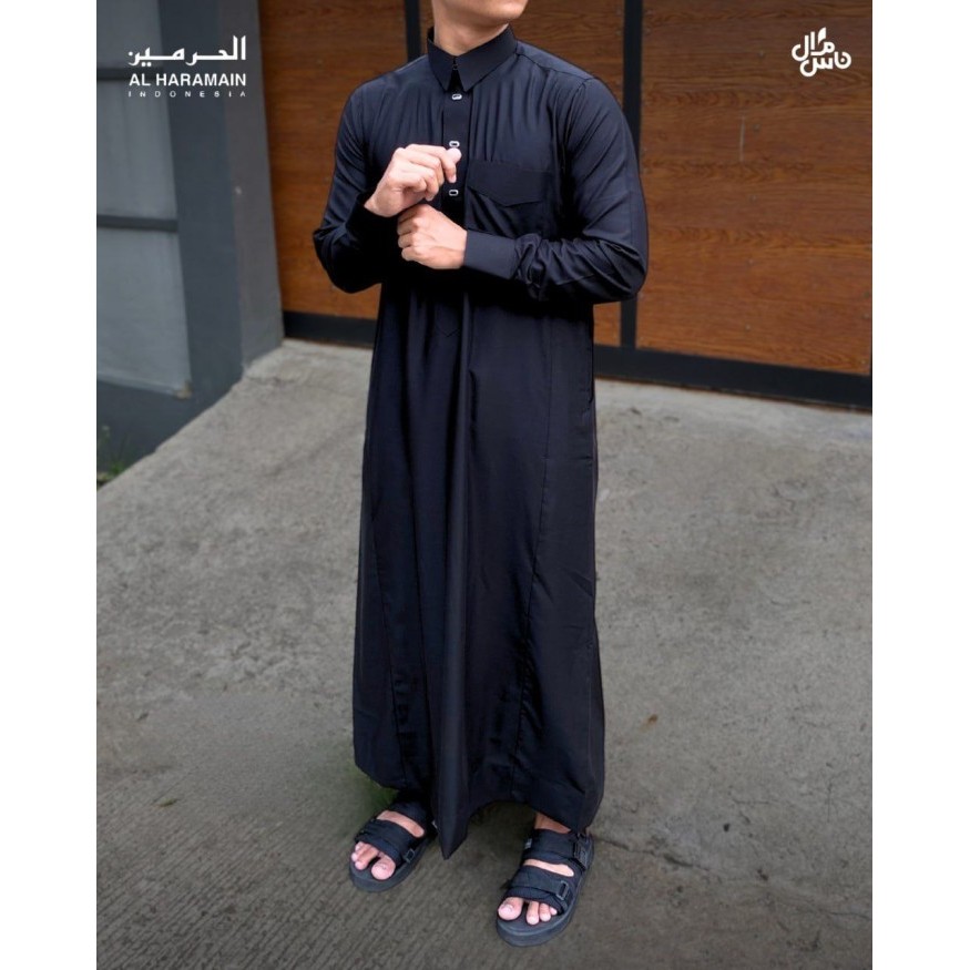 Terbaru Jubah Al Haramain Premium / Gamis Al Haramain 100% Original Lengan Panjang / Jubah Pria