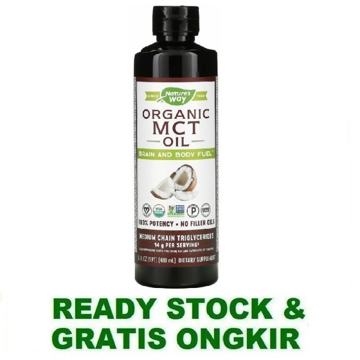 Nature's Way Organic MCT Oil 480ml