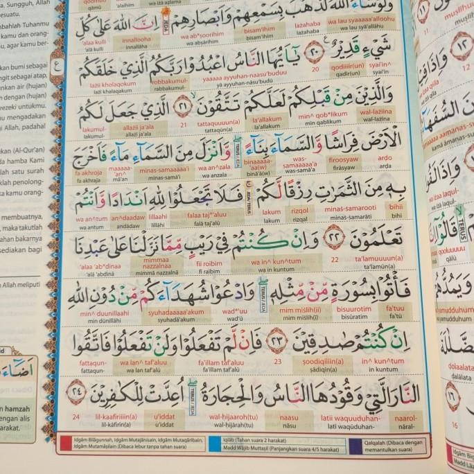 

Alquran Tajwid Perkata Latin Al-Madrasah Duo Latin Uk BESAR Almadrasah IS81