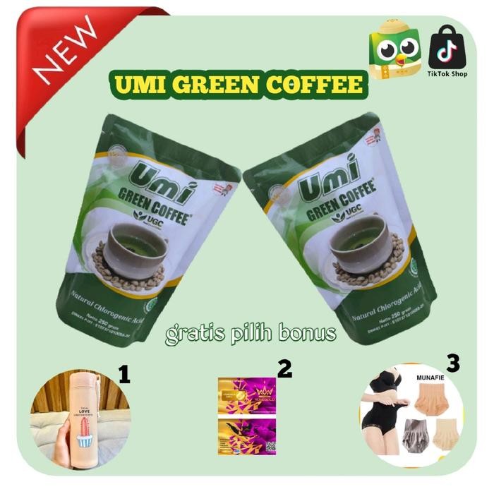 

terbaru !!! new umi green coffee ugc original 100% ready
