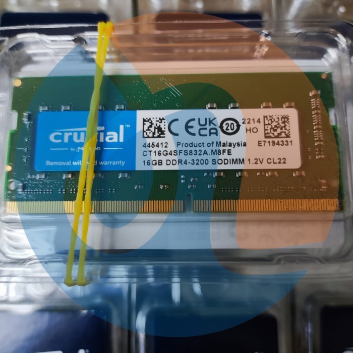 Crucial 16GB DDR4 3200MHz Sodimm RAM Laptop 16GB DDR4 Sodimm 16GB 3200