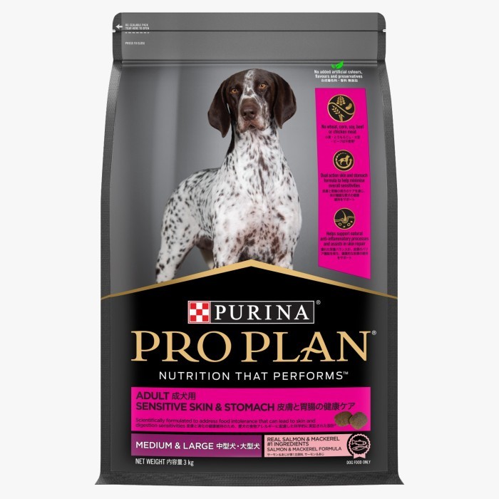PROPLAN SENSITIVE SKIN AND STOMACH FOR ADULT DOG / PROPLAN OPTIRESTORE