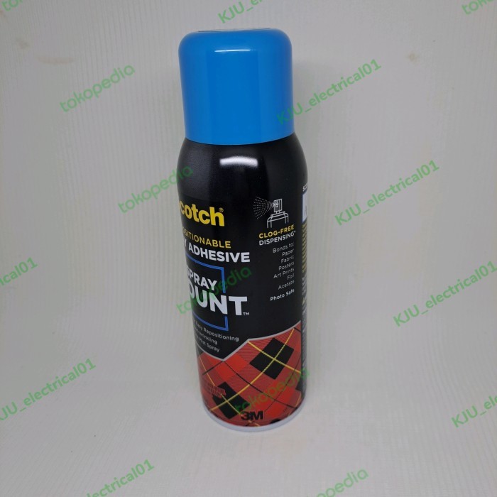

3M REPOSITIONABLE SPRAY ADHESIVE SPRAYMOUNT