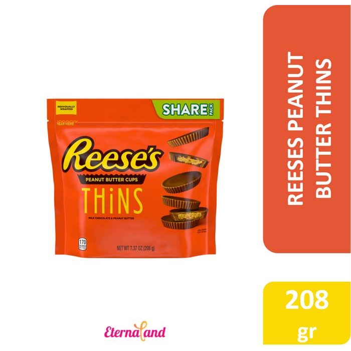 

Promo Reese Thins Peanut Butter Cups - Cokelat Reese Impor Aneka Varian Cod