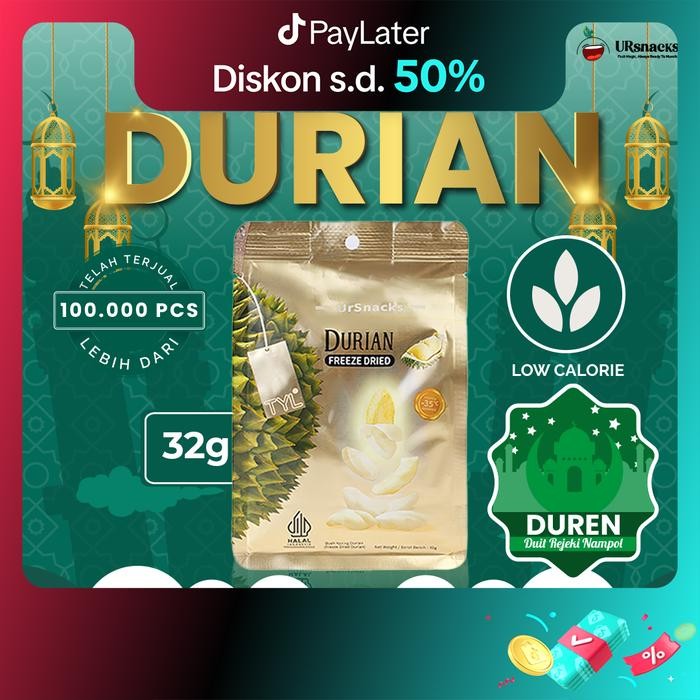 

Produk Viral [Claim Voucer] Ursnacks Freeze Dried Durian - Snack Keripik Durian Kering 32Gr Cod
