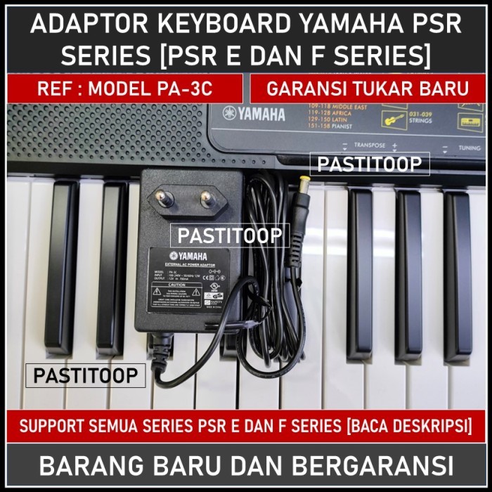 adaptor keyboard Yamaha psr e 333 343 373