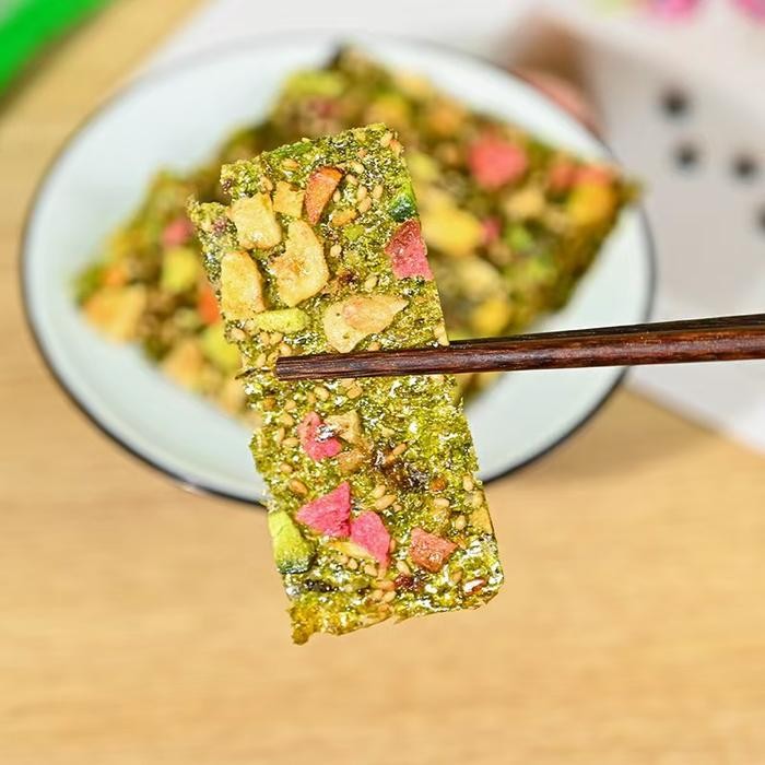 

Promo Cemilan Kacang Renyah Buah Dan Sayur Rumput Laut Serpihan Rumput Laut Siap Santap Packing Aman