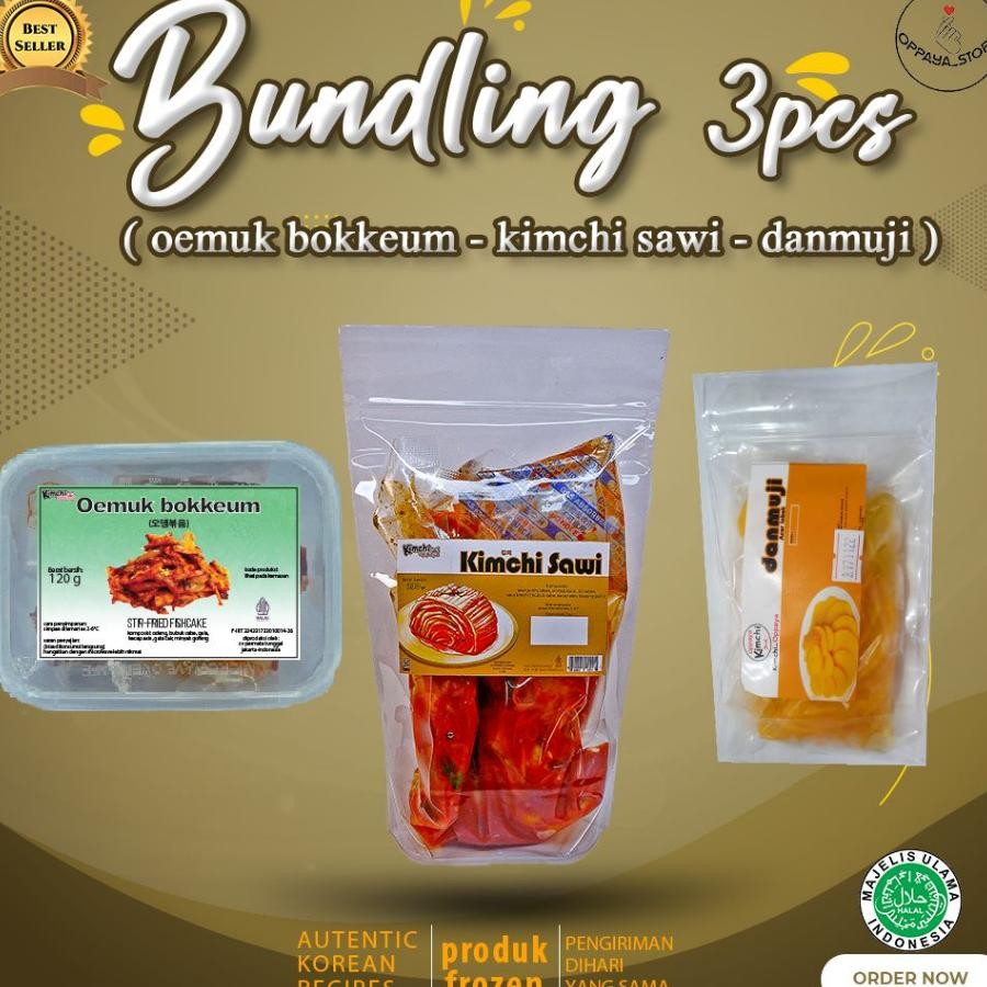 

Bundling 3 Pc Eomu Boeum Imchi Danmuji 150Gr Maanan Orea