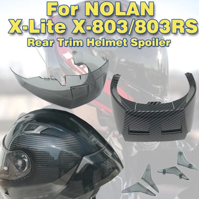 MURAH Nolan XLite X803 X803Rs X803 X803Rs Helmet Decoration Accessories Motorcycle Rear Trim Helmet