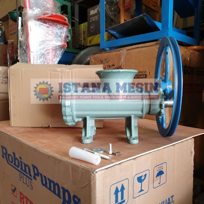 TERBARU MESIN GILING DAGING 32 GILINGAN DAGING BAKSO KACANG IKAN PELET MAHKOTA