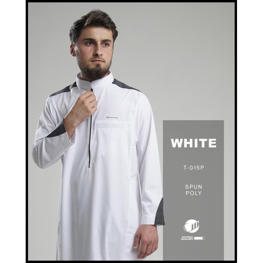 New Samase Jubba Saudi T015P Jubah Pria Dewasa Lengan Panjang Terlaris