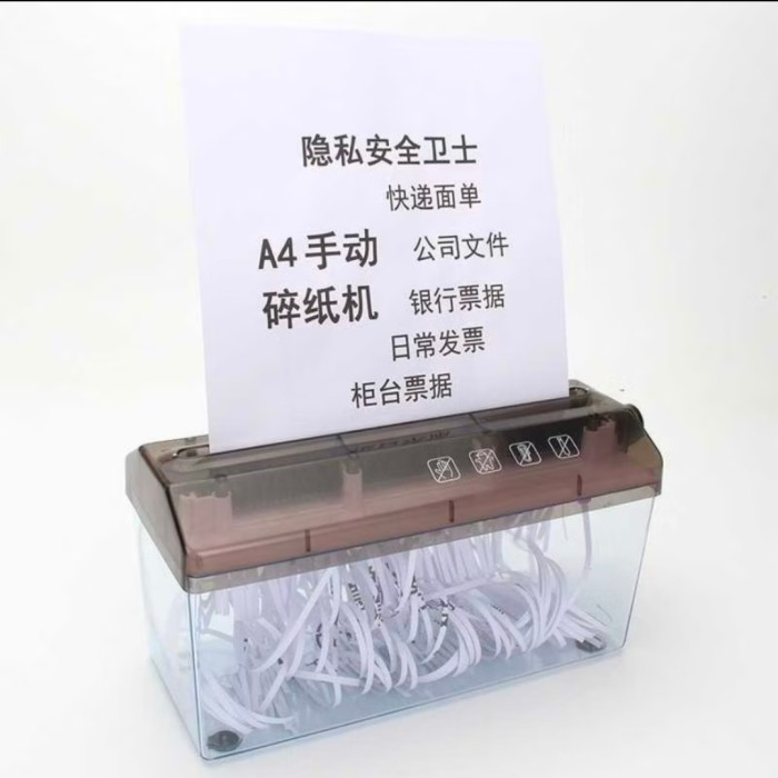 

PROMO! hand shredder A4 alat penghancur kertas manual A4